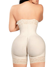 Cargar imagen en el visor de la galería, FAJA RELOJ DE ARENA STRAPLESS - LUXURY QUEEN - BEIGE ( REF. LUXI-051 )